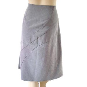 Mossimo Women's Size 6 Grey A-Line Short Casual Stretch Skirt